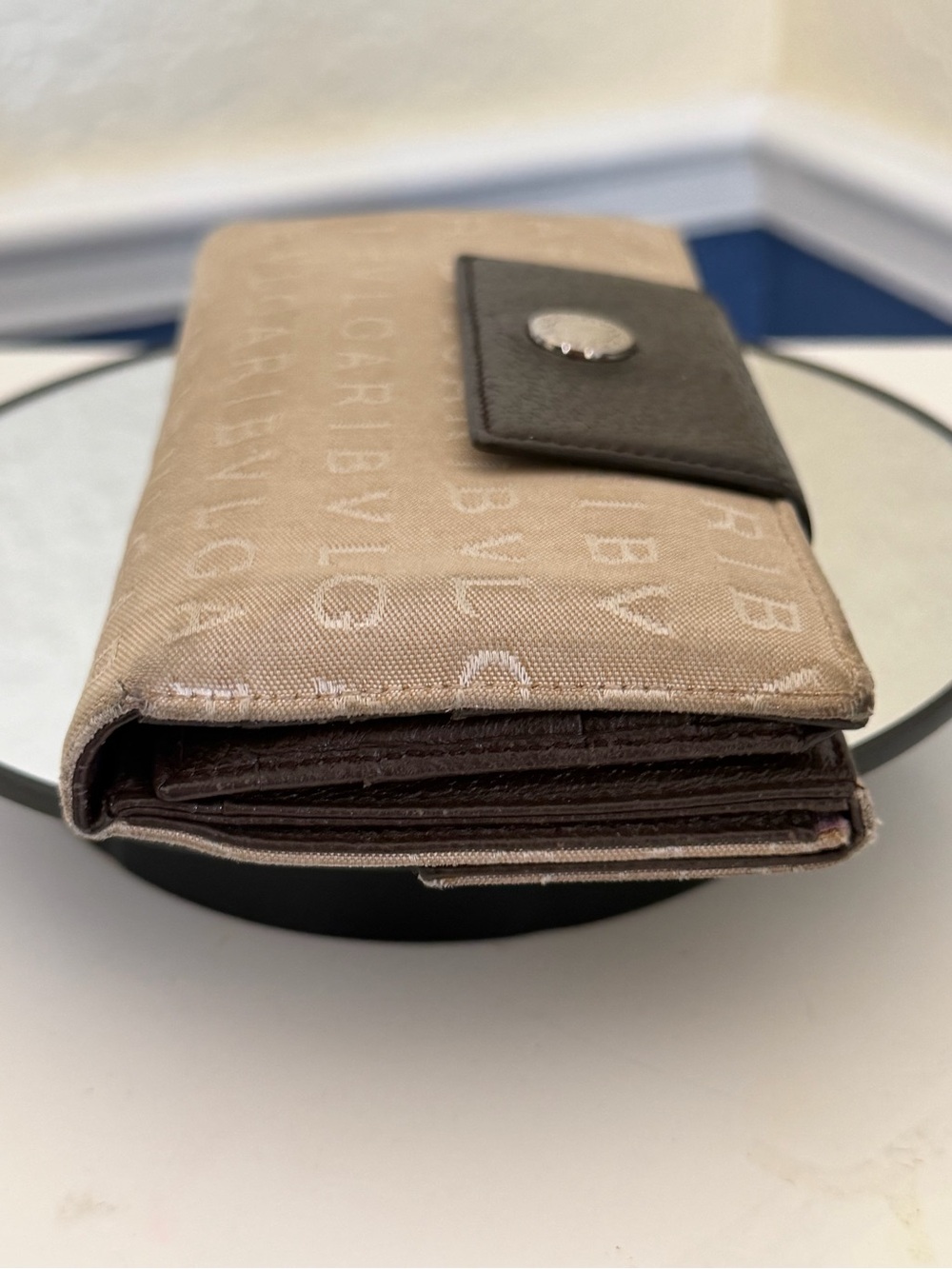 BVLGARI Logomania Monogram Long Trifold Wallet - Picture 6 of 16